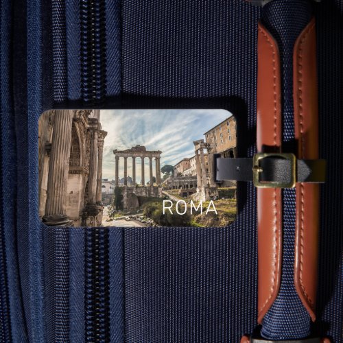 Rome Forum Romanum Italy Holiday Souvenir Luggage Tag