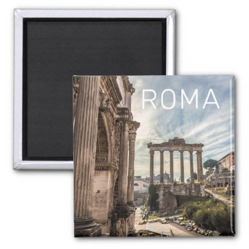 Rome Forum Romanum Italy Holiday Souvenir Magnet