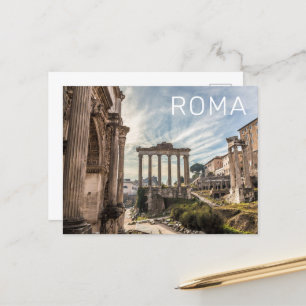 Rome Forum Romanum Italy Holiday Souvenir Postcard