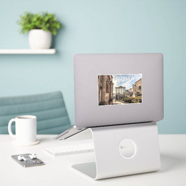 Rome Forum Romanum Italy Holiday Souvenir Sticker (Laptop On Desk)