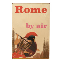 Rome Gladiator air travel poster