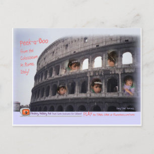 Rome ~ Grab your Tiara! Let's go to the Colossem! Postcard