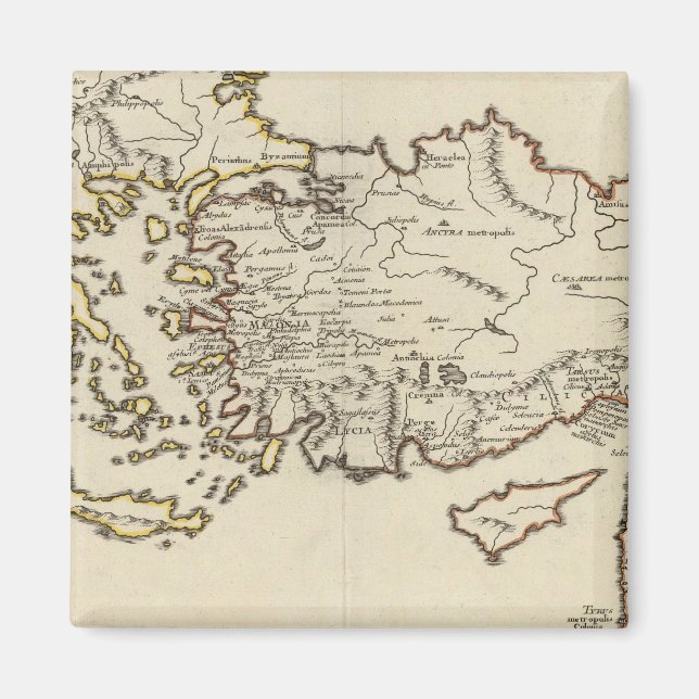 Rome, Greece, Turkey Magnet (Front)