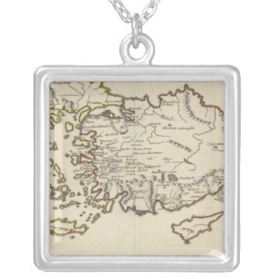 Rome, Greece, Turkey Silver Plated Necklace