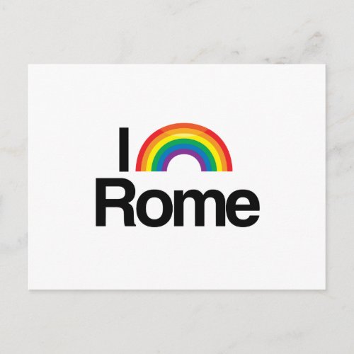 ROME _ I LOVE PRIDE _png Postcard