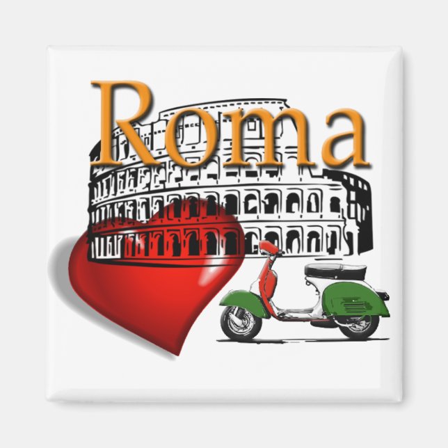Rome in my Heart Magnet (Front)