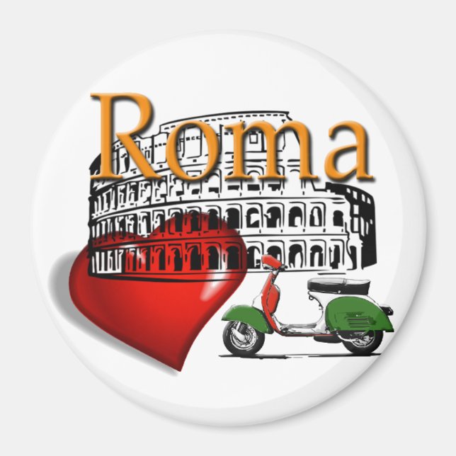 Rome in my heart magnet (Front)