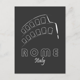 Rome Itally City Sign Postcard