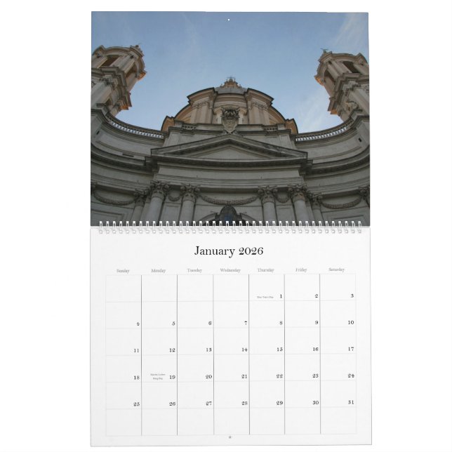 Rome, Italy 2013 Calendar (Jan 2026)
