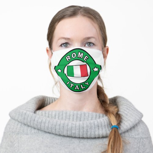 Rome Italy Adult Cloth Face Mask