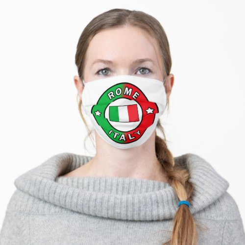 Rome Italy Adult Cloth Face Mask
