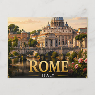 Rome Italy Ancient Capital Experience 🏛️ Postcard
