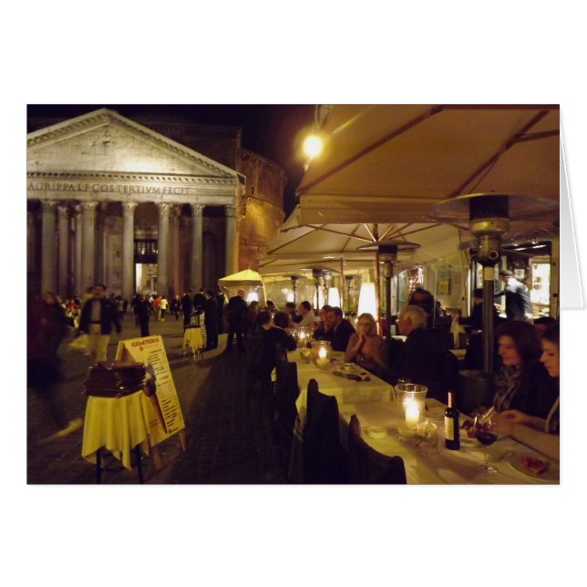 Rome, Italy at night Cards (Front Horizontal)