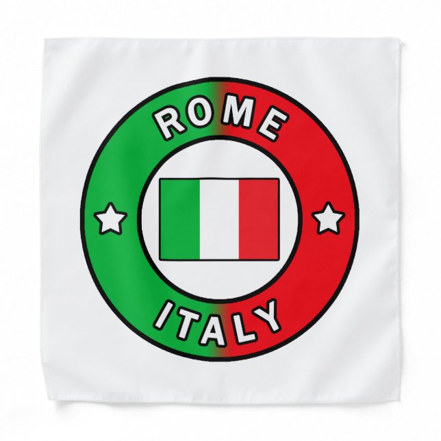 Rome Italy Bandana (Front)