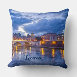 Rome Italy Beautiful Throw Pillow