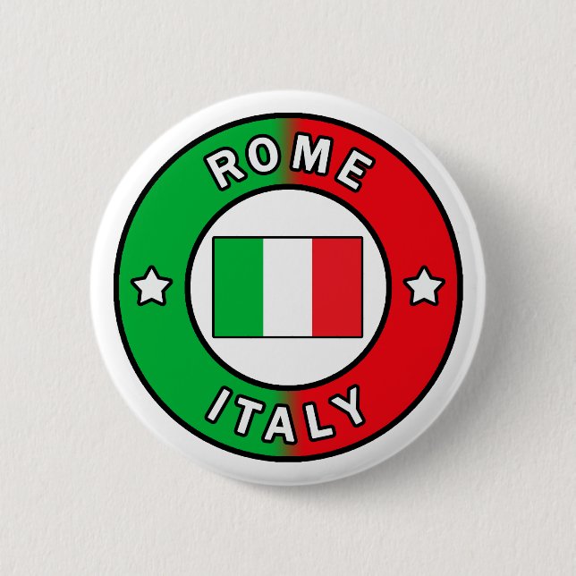 Rome Italy Button (Front)