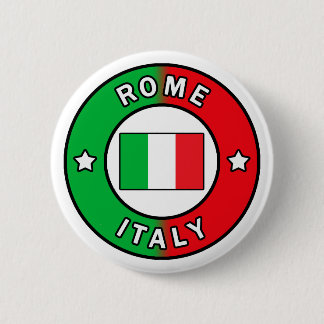 Rome Italy Button