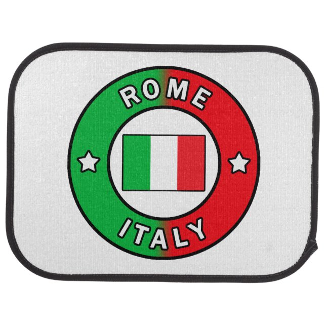 Rome Italy Car Floor Mat (Rear)
