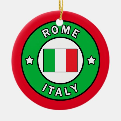 Rome Italy Ceramic Ornament