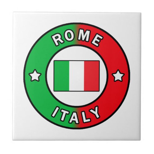 Rome Italy Ceramic Tile