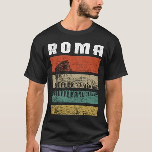 Rome Italy Colosseum Italian Souvenir  Italy T_Shirt