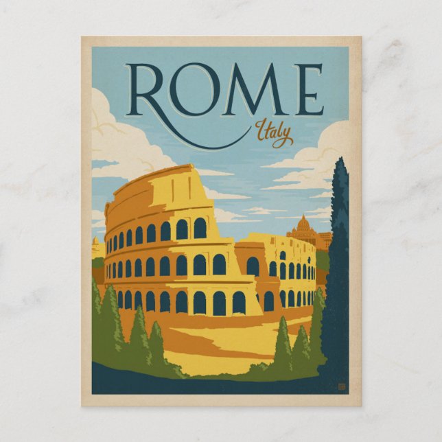 Rome, Italy Colosseum Postcard (Front)