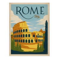 Rome, Italy Colosseum Postcard