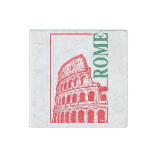 Rome, Italy Colosseum Stone Magnet
