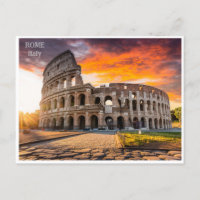 Rome Italy Colosseum Travel Art Vintage city