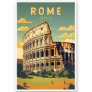 Rome Italy Colosseum Travel Art Vintage Sticker