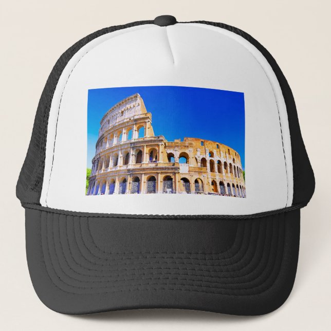 Rome, Italy - Colosseum Trucker Hat (Front)