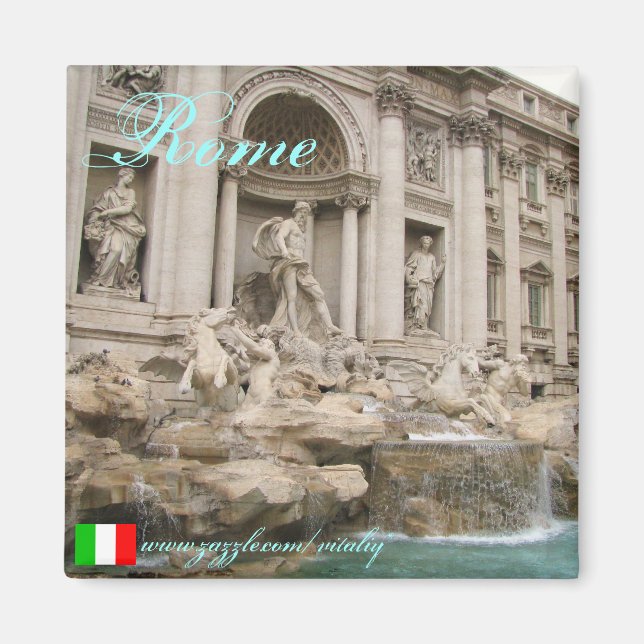 Rome Italy cool magnet design (Front)