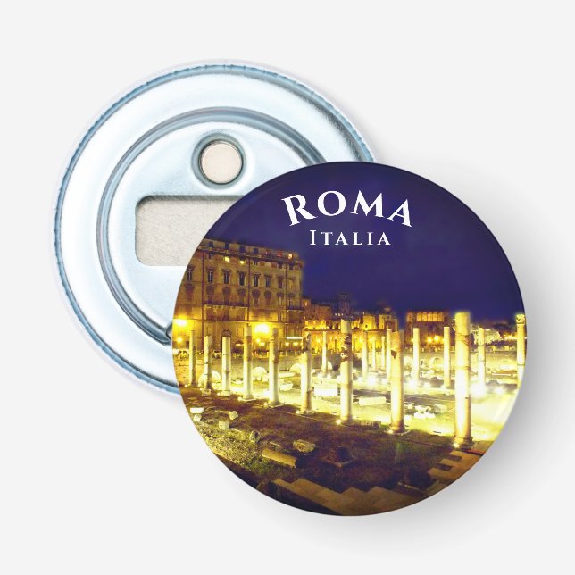 Rome, Italy | Forum of Trajan Bottle Opener (Front)