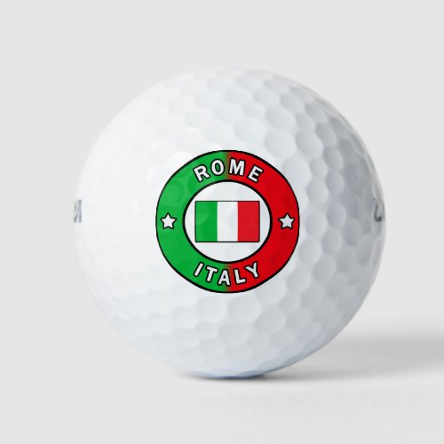 Rome Italy Golf Balls