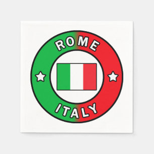 Rome Italy Napkins