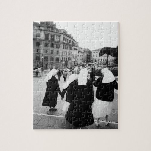 Rome Italy Nun Patrol NR Jigsaw Puzzle