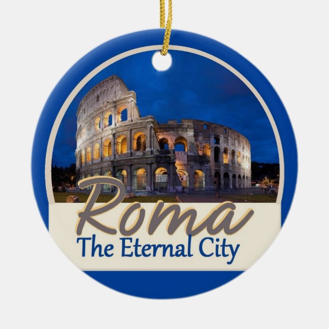ROME Italy Ornament (Front)