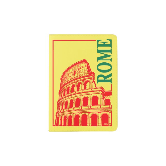 Rome, Italy Passport Holder (Front)