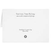 Rome Italy Pastry Shop Notes, Ciao! (blank) (Back Horizontal)