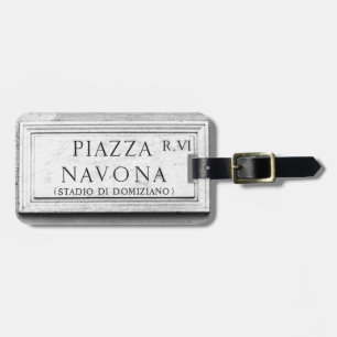 Rome, Italy - Piazza Navona Luggage Tag