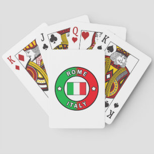 Rome Italy Poker Cards