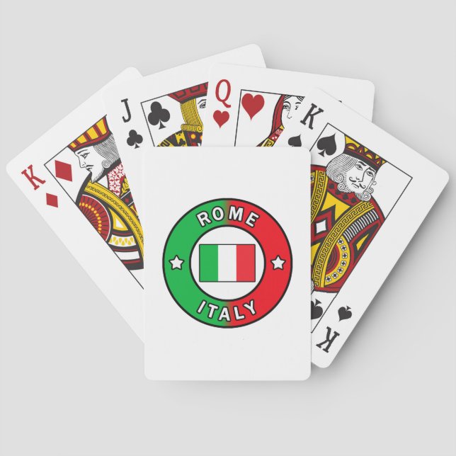 Rome Italy Poker Cards (Back)