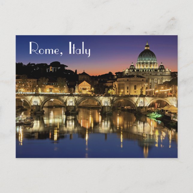 Rome Italy Postcard (Front)