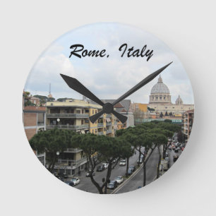 Rome, Italy Round Clock