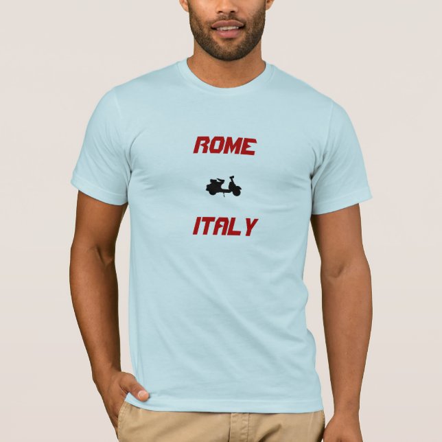 Rome, Italy Scooter T-Shirt (Front)