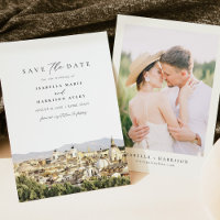 ROME Italy Skyline Destination Save the Date