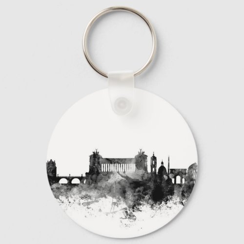 Rome Italy Skyline Keychain