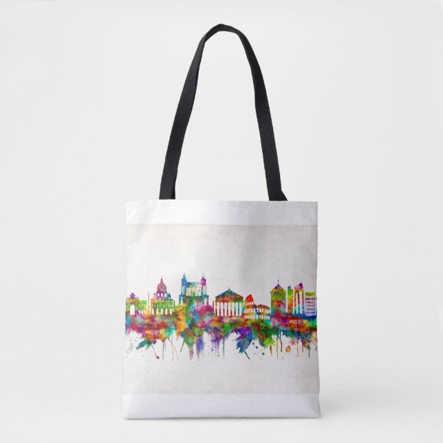 Rome Italy Skyline Tote Bag (Front)
