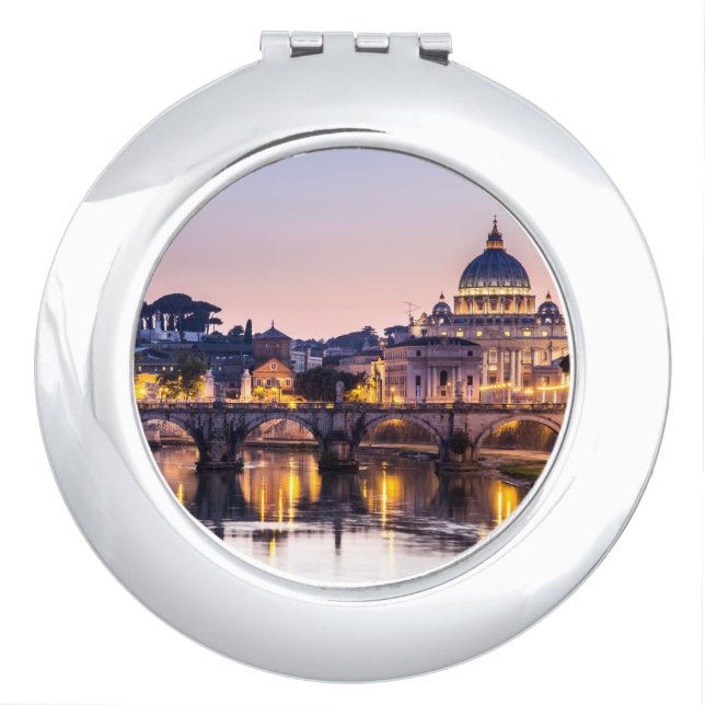 Rome Italy - St Peters Cathedral Compact Mirror (Front)