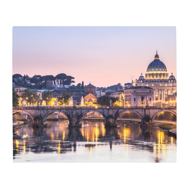 Rome Italy - St Peters Cathedral Metal Print (Front)